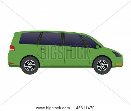 Car sedan vehicle transport type design sign technology style vector. Generic sedan car design flat vector illustration isolated on white. Transport sedan object