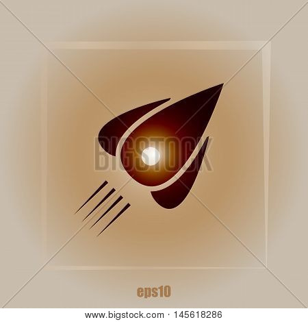 Rocket Icon Stock Vector