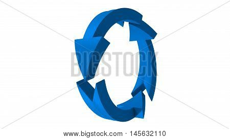 Arrows. 3D arrows. 3D rendering. 3D illustration