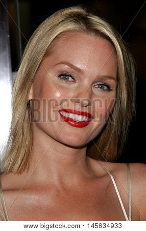Sunny Mabrey at the Los Angeles premiere of 'Snakes on a Plane' held at the Grauman's Chinese Theatre in Hollywood, USA on August 17, 2006.