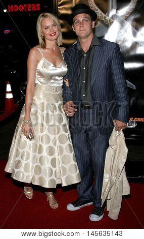 Sunny Mabrey and Ethan Embry at the Los Angeles premiere of 'Snakes on a Plane' held at the Grauman's Chinese Theatre in Hollywood, USA on August 17, 2006.
