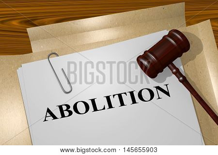 Abolition - Legal Concept