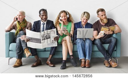 Diversity Group of People Lifestyle Communication Concept