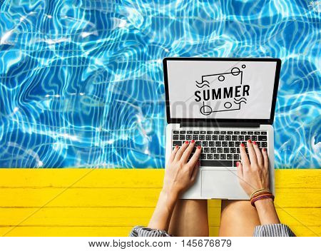 Summer Vacation Fun Concept