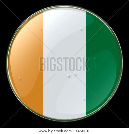 Cote Divoire flagknappen