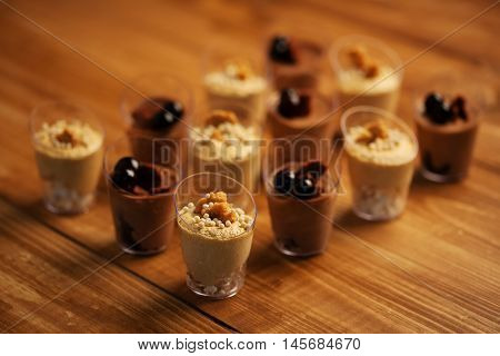 Verine - Sweet Desserts At Wooden Table
