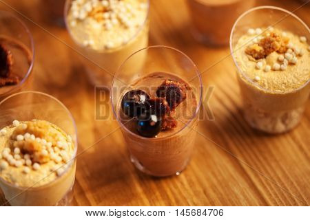 Verine - Sweet Desserts At Wooden Table