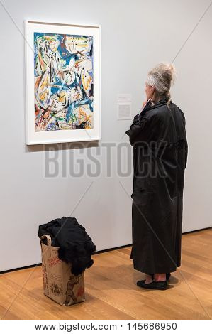 People Inside Museum Of Modern Art In Nyc