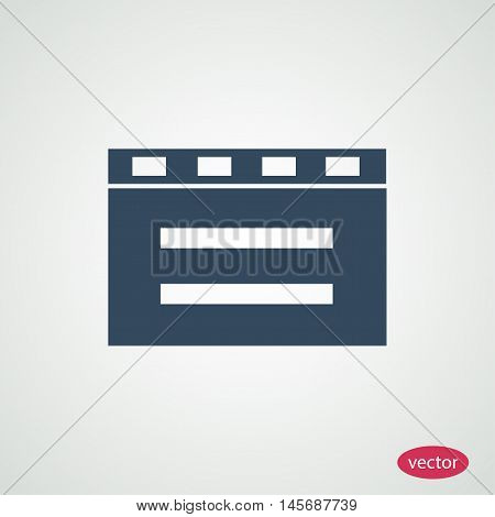 Cinema Clapper Icon
