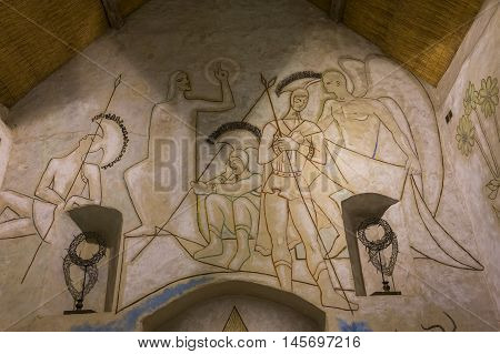 Saint Blaise Des Simples Chapel, Milly La Foret, France
