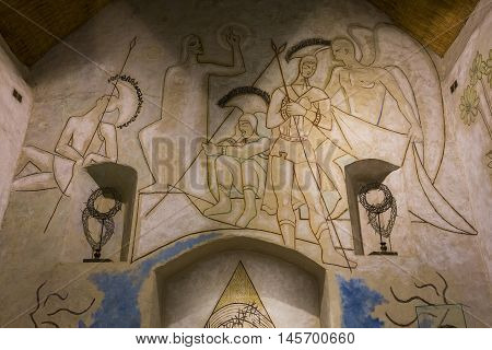 Saint Blaise Des Simples Chapel, Milly La Foret, France