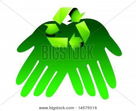 เครื่องรีไซเคิลของเวกเตอร์