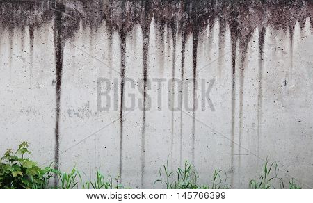 gray concrete wall with black vertical stripes