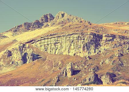 Mountain in Fisht - Oshten mountain massif. Caucasus. Russia.