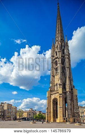 High Gothic Bell Tower Of Catherdal, Bordeaux