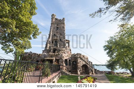 Boldt Castle in the summer season on the St. Lawrence Seaway