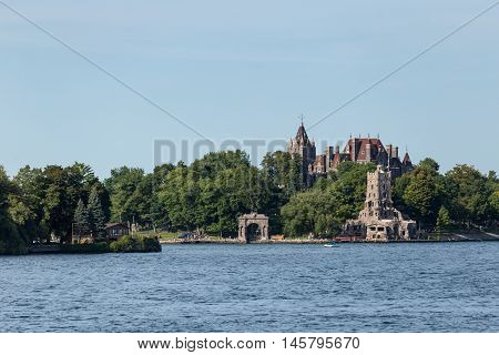 Boldt Castle located on the St. Lawrence Seaway