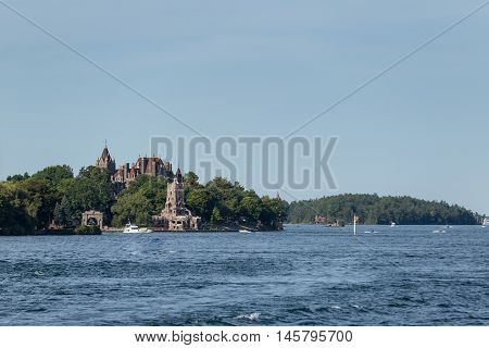 Boldt Castle located on the St. Lawrence Seaway