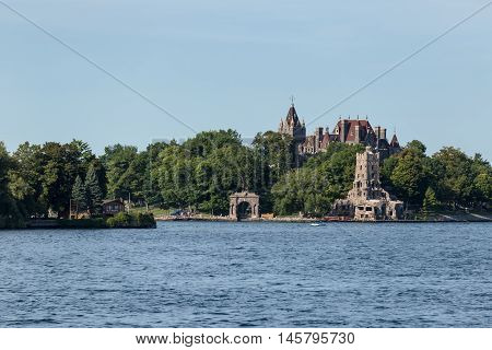 Boldt Castle located on the St. Lawrence Seaway