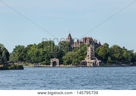 Boldt Castle located on the St. Lawrence Seaway