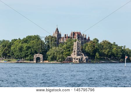 Boldt Castle located on the St. Lawrence Seaway