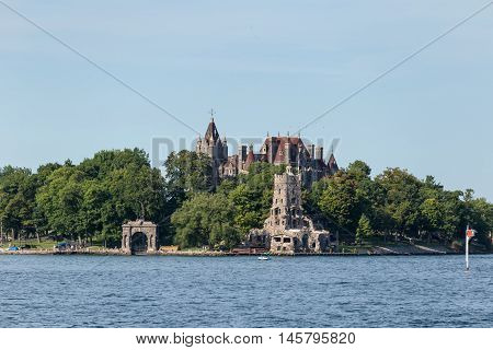 Boldt Castle located on the St. Lawrence Seaway