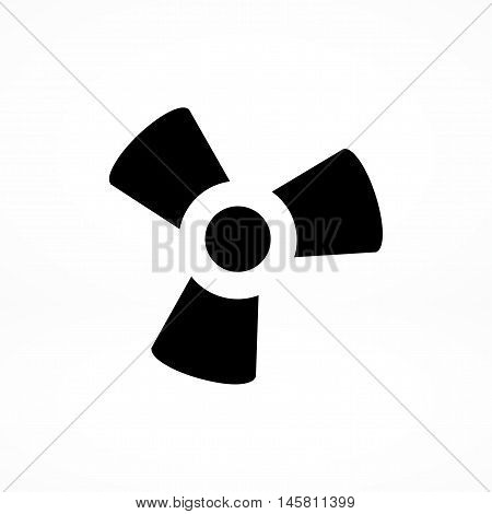 Black Fan And Propeller Icon