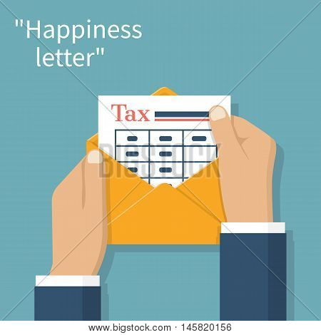 Envelope With Form Payment Taxes