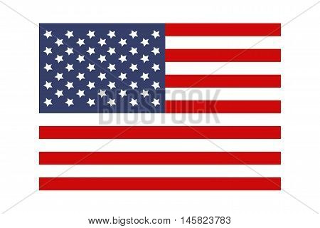 USA flag. Flag of the United States of America