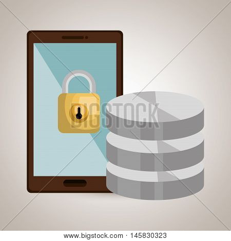 samrtphone wifi connected vector illustration eps 10