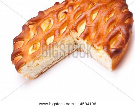 Torta con ripieno di ricotta