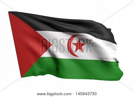 Sahrawi Arab Democratic Republic Flag Waving