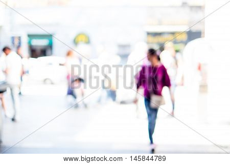 Abstract people background, with intentionally blurred effect