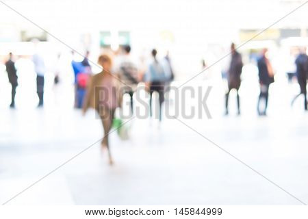 Abstract people background, with intentionally blurred effect