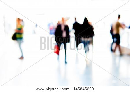 Abstract people background, with intentionally blurred effect