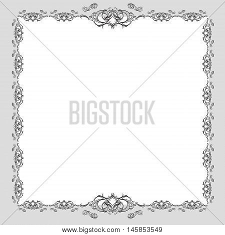 Decorative Elements In Vintage Style For Decoration Layout, Framing, For Advertising, Vector Illustr