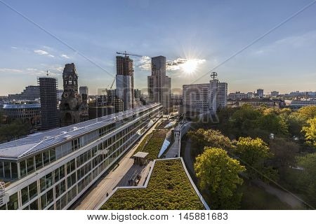 Panorama Of Berlin With Gedaechtniskirche