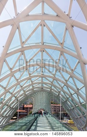 Bridge Of Peace In Tbilisi, Geaorgia