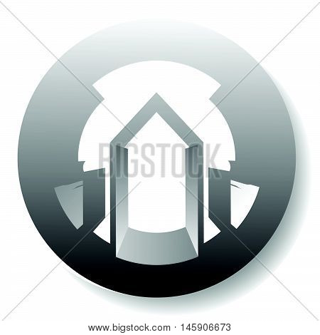 Contour House / Building Symbol, Icon Or Logo