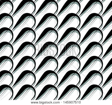 Grid, Mesh With Interlacing Lines. Repeatable Geometric Pattern.
