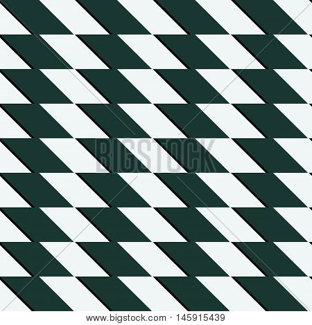 Zigzag Repeatable Pattern With Parallelograms - Geometric Abstract Background