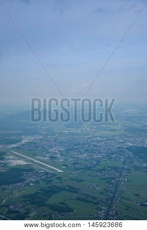 View from Untersberg Mountain in Salzburg, Austria