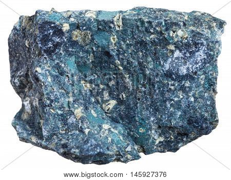 Kimberlite Stone Isolated On White Background