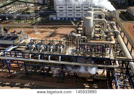 Sugar Cane Industrial Mill Processing Plant In Brazil