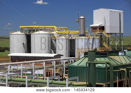 Sugar Cane Industrial Mill Processing Plant In Brazil