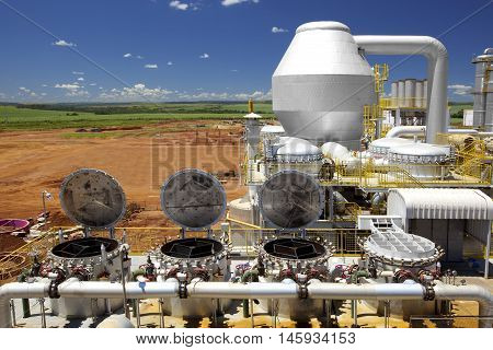 Sugar Cane Industrial Mill Processing Plant In Brazil