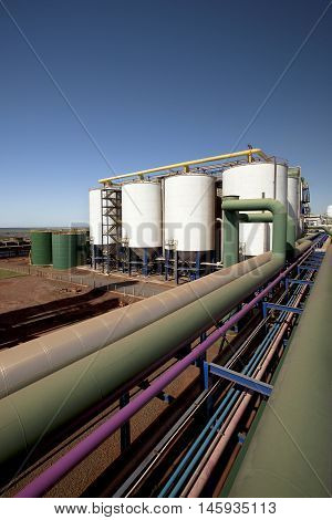 Sugar Cane Industrial Mill Processing Plant In Brazil