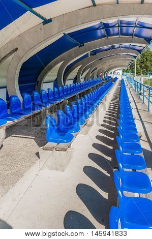 Seats On Tribune Sports Stadium