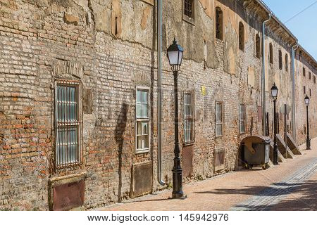 The historical center of Mosonmagyarovar in Hungary
