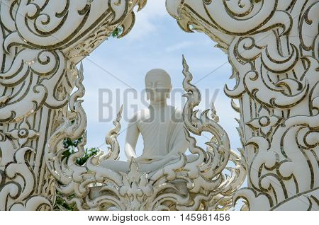 The White Buddha Statue Wat Rong Khun